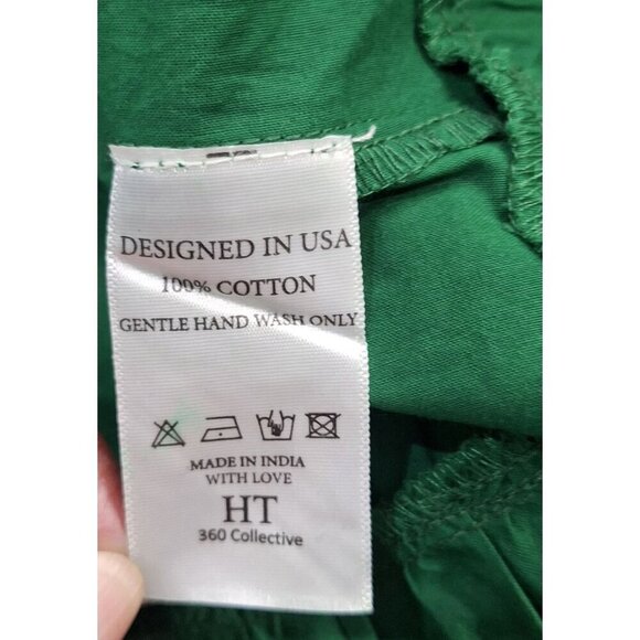 NWT HT360 Collective Green Ruffled Spaghetti Strap Camisole/Size S - Picture 7 of 9